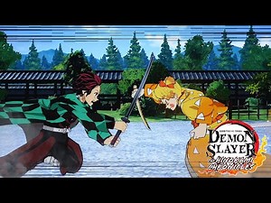 Tanjiro Kamado Vs Zenitsu Agatsuma | Demon Slayer - Kimetsu no Yaiba - Hinokami Chronicles