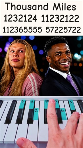 A Thousand Miles - Easy Piano Tutorial 🎹 #piano #tutorial #easypiano