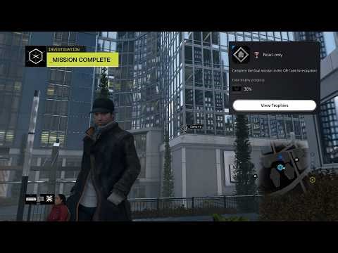 Watch Dogs - Read-only Trophy (Complete the final mission in the QR Code Investigation)