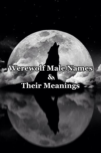 Werewolf Male Names & Their Meanings for your next book/story! #fantasy #writing #writertok #booktok #werewolf #werewolves #werewolfnames #nameideas #bookideas #romance
