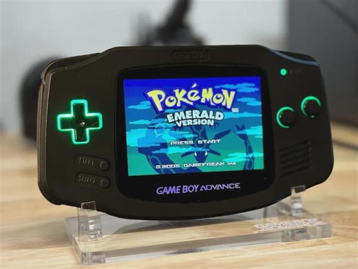 Custom Gameboy Advance - Retro Glow / Backlit Screen (IPS) / on Screen Display / USB-C Rechargeable Battery / GBA - Etsy