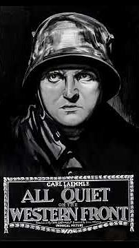 ALL QUIET ON THE WESTERN FRONT (1930) #wardrama #classicmovies