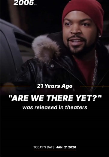 Are We There Yet? hit theaters 21 years ago today, starring Ice Cube in a family-friendly road-trip comedy that flipped his tough-guy persona on its head. Directed by Brian Levant, the film became an early-2000s box office hit, remembered for its slapstick chaos, kid-driven mischief, and Ice Cube’s surprising turn as a reluctant everyman dad figure. 🕐 Run Time: 1 hour 35 minutes 🎭 Genre: Family • Comedy • Road Trip 📘 Synopsis (non-spoiler): A no-nonsense bachelor agrees to drive two wildly mi