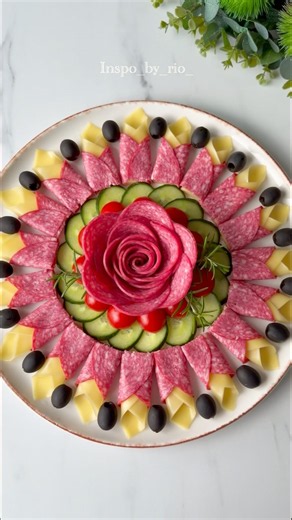 ✨ Creative & Stunning Antipasti Appetizer | Easy Tutorial ✨ #shortvideo