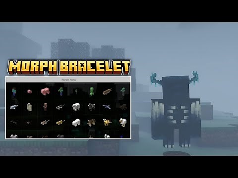 Become Any Mob in Minecraft PE with Morph Bracelet! [1.21 - 1.21.70+]