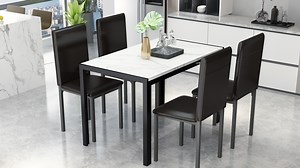Watch Dining Table and Chairs Set for 4 on Amazon Live