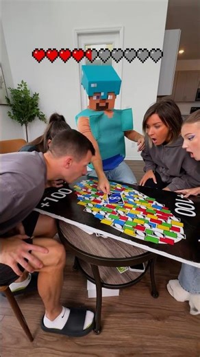 Infinity card in Minecraft 😱🤯Steve WON?