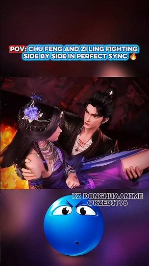 [Martial God Asura] Chu Feng and Zi Ling fighting side by side in perfect sync #donghua