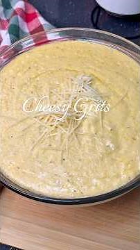 How I Make My Famous Cheesy Grits | Easy & Flavorful!🧀🍽️ #inthekitchenwithstacey #grits #fypviral