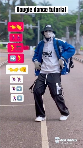 Finally the Dougie dance tutorial #kenmoves #dance