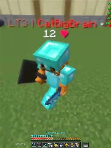 Day 1 of fighting someone in uhc but every day i lose an item #minecraft #uhc #minecraftpvp #pvp