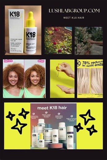 The Secret To Repairing Damaged Hair: k18 Hair Oil