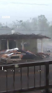 Howling winds and lashing rain have battered Louisiana, as Hurricane Delta made landfall. The US state was still recovering from a previous hurricane in August. bbc.in/30S2pDi | BBC News
