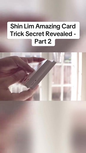 Shin Lim Amazing Card Trick Secret Revealed - Part 2 #magic #magictrick #magician | Ace.magictricks