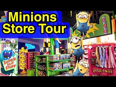 Minions Store Tour at Universal Studios Orlando | Super Silly Stuff Store | Minion Mayhem Store