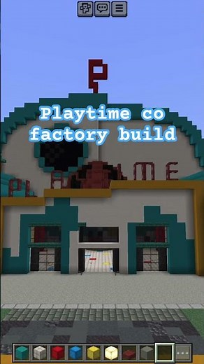 Playtime Co build #minecraft #minecraftbuilding #poppyplaytime #horror
