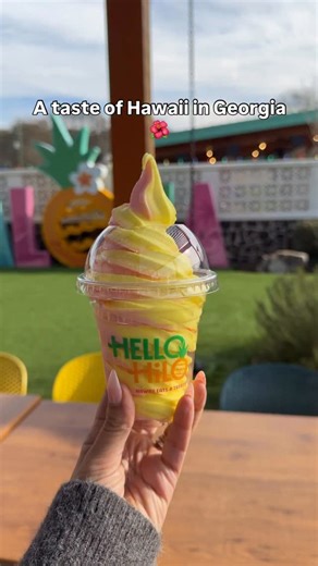 Check out this viral restaurant an hour outside of Atlanta @hellohiloeats 🌺 Their food is made fresh and from scratch! They had traditional Hawaiian dishes and snacks and it was incredible! The restaurant has a big green space and super family friendly. They have so many different flavors of lemonades and lots of colorful delicious desserts to choose from. The Hula pineapple whip is a definite must!!! • • • • #georgia #gainesvillega #gainesville #hawaiian #hawaiianfood #atlantaeats #atlantafood