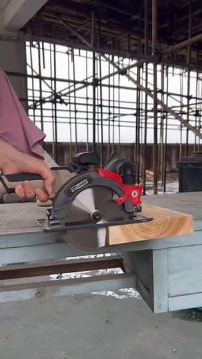 Satisfying Wood Cutting Process with Mini Circular Saw | Precision DIY Carpentry Tool