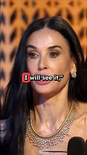 Demi Moore's Emotional Pause at SAG Awards 2025 – Full Speech
