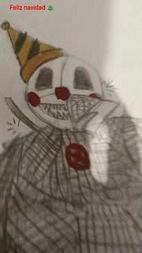 #fivenightsatfreddys dibujo de Ennard