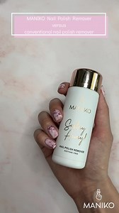 Have you already tried our MANIKO Nail Polish Remover 🤗? This video shows the advantages of our Nail Polish Remover compared to conventional nail polish remover. We guarantee that the result will leave you speechless 😮! | Maniko Nails