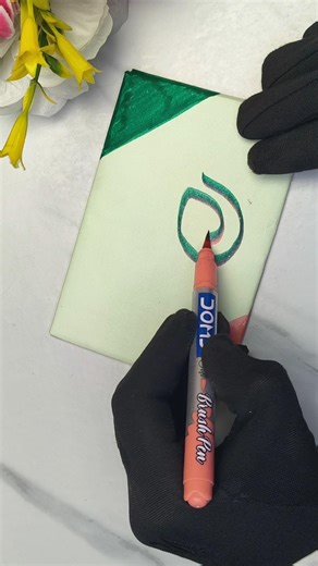 Writing 🌺, Handwriting ✍️, Arabic Calligraphy Name "Allah", Satisfying Writing Shorts