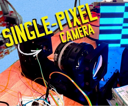 Single Pixel Camera Using an LED Matrix