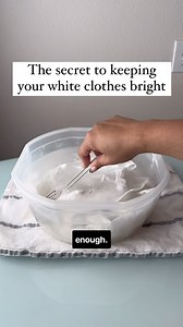 Learn the secret to keeping your white clothes nice and bright for the summer with these cleaning tips. ✨ #cleaningtips #cleaninghacks #cleaningtipsandtricks #cleaningmotivation #cleaningmode #whiteclothes #laundry #laundrytime #laundrytips #summerclothes | Homeaglow