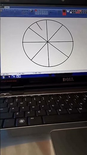 How to draw digital art on laptop #mspaint #viral #shortvideo #howtodraw #paint #youtubeshorts