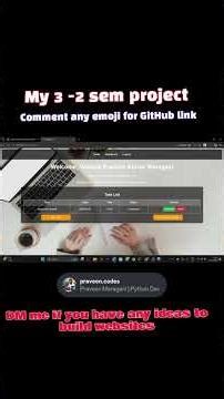 my 3-2 sem project #viral #python #developer #website #shortvideos #ytshorts #shorts #youtube