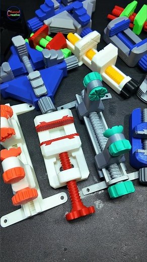 3D Printed Vise Collection My Channel – Every Design You Can Imagine!#3DPrinting #DIYTools #Makers