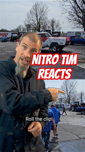 🤔 Is This a Lab or a Drag Strip? 🧪🏁 Nitro Tim #dragracingshorts #burnouts #shorts