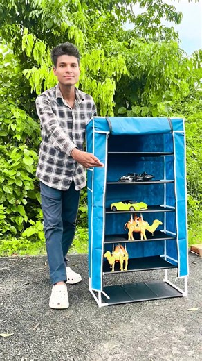 PVC 4-Tiers Shoe Stand with Dustproof Cover, Outdoor Unboxing & fitting🤣🔥