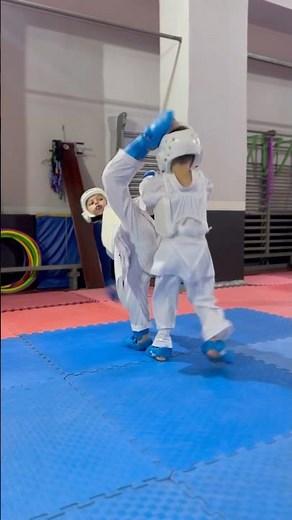 Insane Head Kick by Young Karate Fighter! 🥋⚡