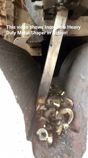 Incredible Heavy Duty Metal Shaper in Action!