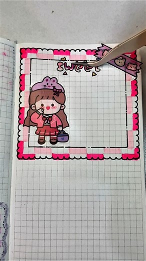 Kawaii Journal Page Setup 🌸 Cute & Aesthetic #kawaii #journalwithme #cute