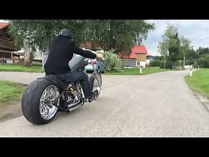 Custombike Chopper with 110cui RevTech on Fred Kodlin frame