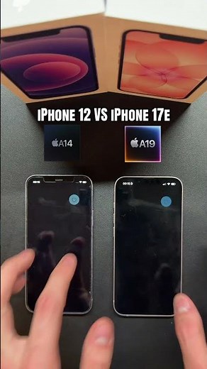 iPhone 12 VS iPhone 17e - Speed Comparison 👀