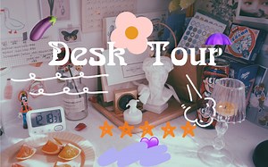 DESK TOUR | 桌面收纳 | 好物分享 | study with me | 书桌分享|room tour |studyaccount桌面布置
