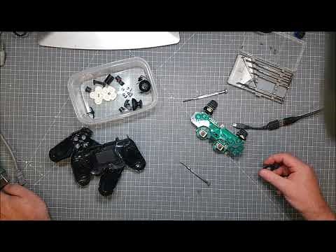 Sony PlayStation 3. Sixaxis controller Cleandown and rebuild