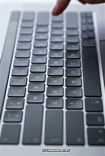 ASMR Laptop Keyboard & Trackpad Cleaning # #asmr #techasmr #keyboardasmr