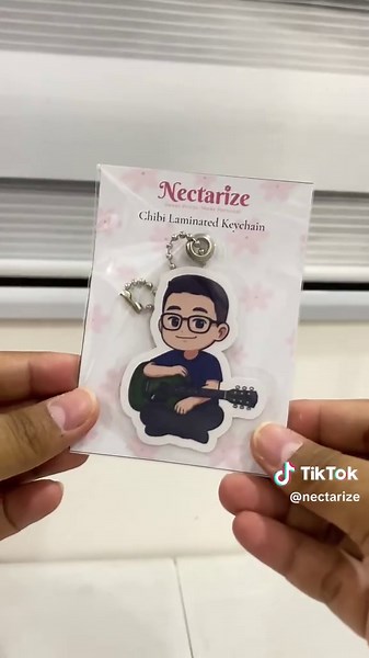 This is your sign to get your own chibi! Link in bio!💕🤗 #smallbusiness #keychain #chibi #giftideas #fyp