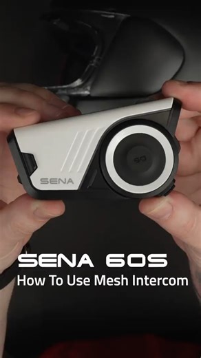 3.9K views · 23 reactions | Learn how to connect your Sena 60S to Mesh for clear, seamless communication on your rides! ✅ Connecting to Mesh Intercom ✅ Pairing to your phone ✅ Ride smarter with Mesh Intercom! Learn More https://www.sena.com/en-us/product/60s/ #Sena60S #MeshConnection #SenaBluetooth #RideConnected | Sena | Facebook