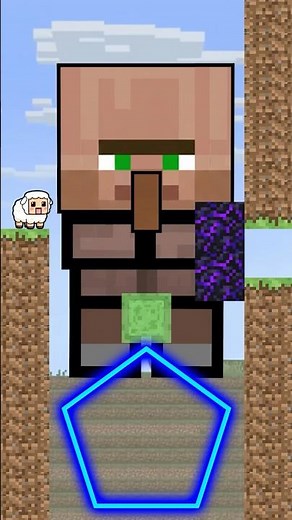 Mathematics vs. Minecraft Minigame Short-Pentagon Shape