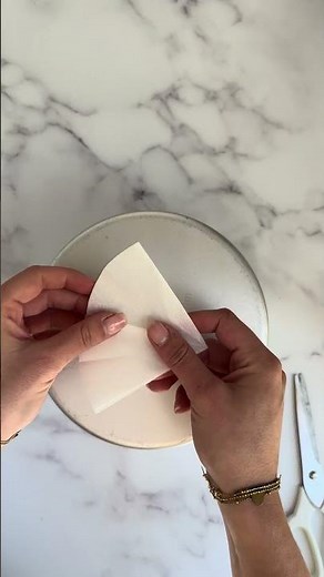 How to: bakpapier vouwen