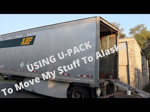 U PACK My Experinces Using ABF U Pack To Move My Belongings To Alaska From Texas
