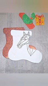 Sparkly Christmas Stocking Magic! Part 1 🧦🎄🎀 #fblifestyle #viral #reels | Yeliz Craft & Crafty Girl