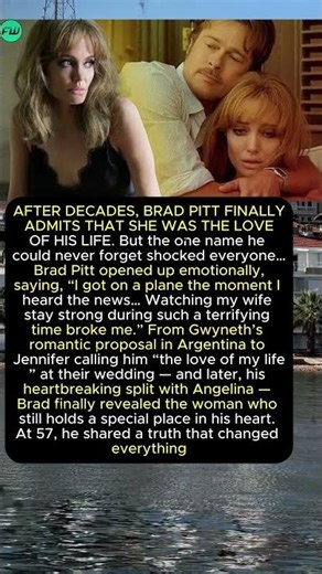 Brad Pitt Finally Reveals the Love of His Life After Decades | Emotional Hollywood Story