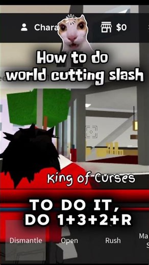 how to do world cutting slash! #roblox #viral #fyp #jjs