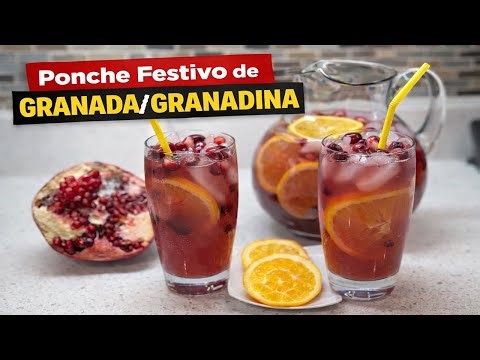 Ponche Festivo de Granada: Refrescante, Colorido y Perfecto para Celebrar